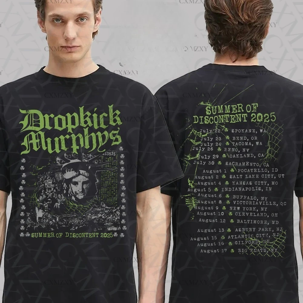 

Slipk nots 2025 European Tour Merch Band Photo Two Sided Unisex 100% Cotton T-Shirt