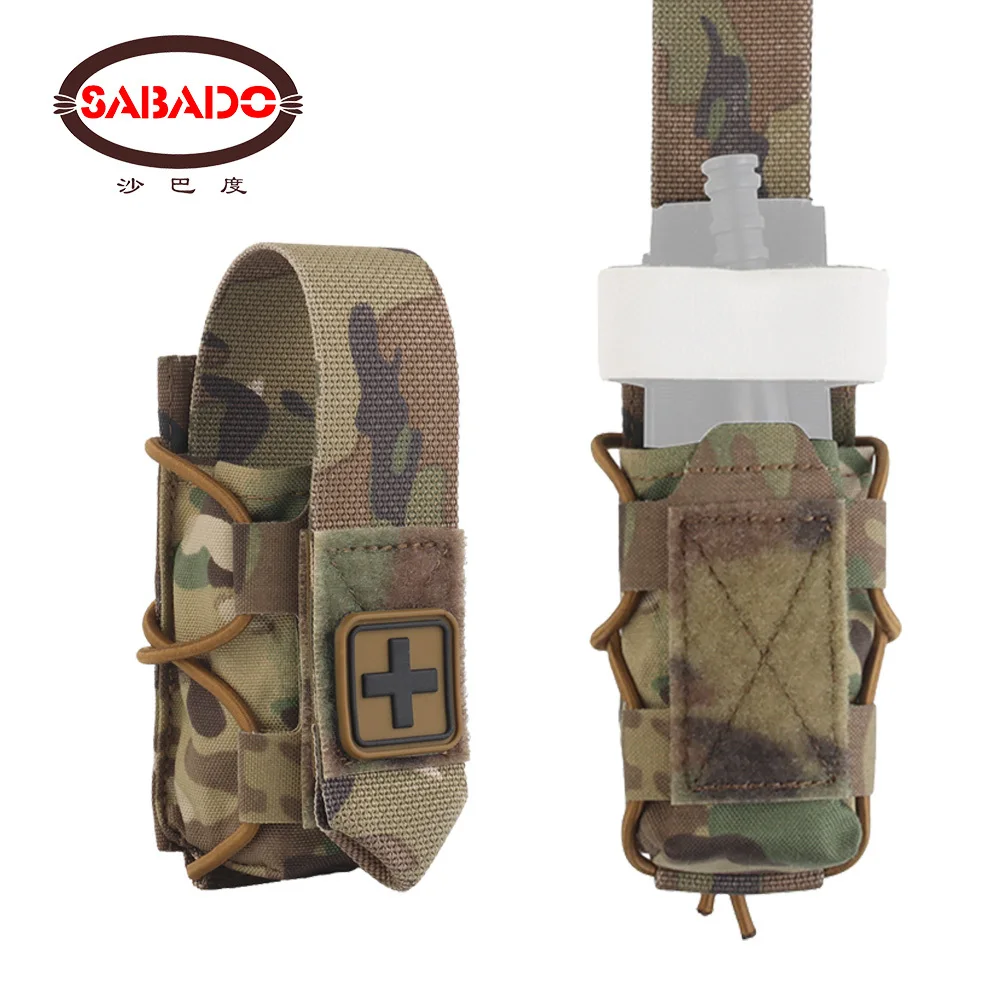 

Tactical Tourniquet Pouch with Molle Clips Trauma Kit Versatile Tools Storage TQ Holder Quick Deploy Belt Accessories Hunting