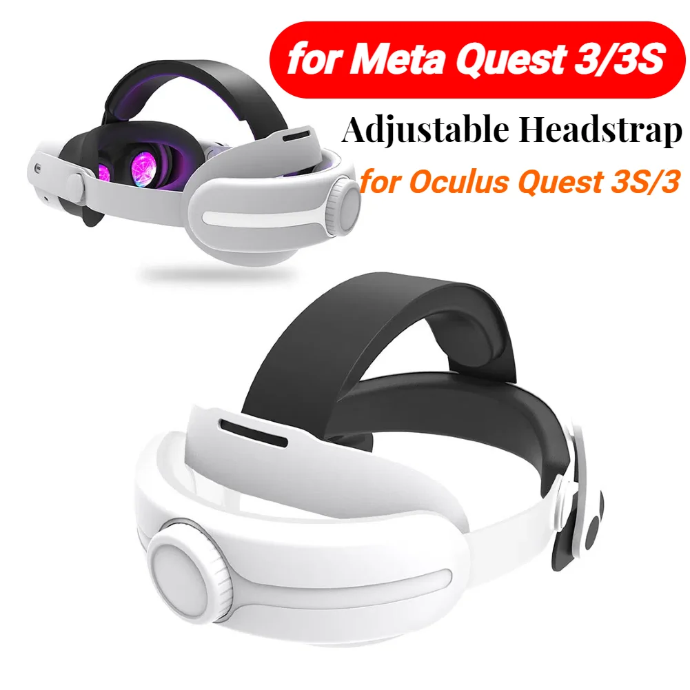 Head Strap for Meta Quest 3S/Quest 3 Comfort Elite Strap Adjustable for Oculus Quest 3S/3 Accessories VR Headset Accessories