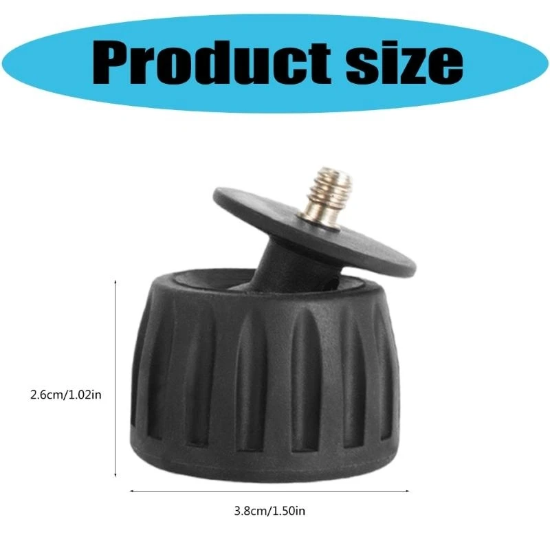 Rubber Tripod Leg Feet Pad Universal 1/4 3/8 Thread Non Slip Camera Accessory Anti Scratch Replacement Cover for Monopod Stand