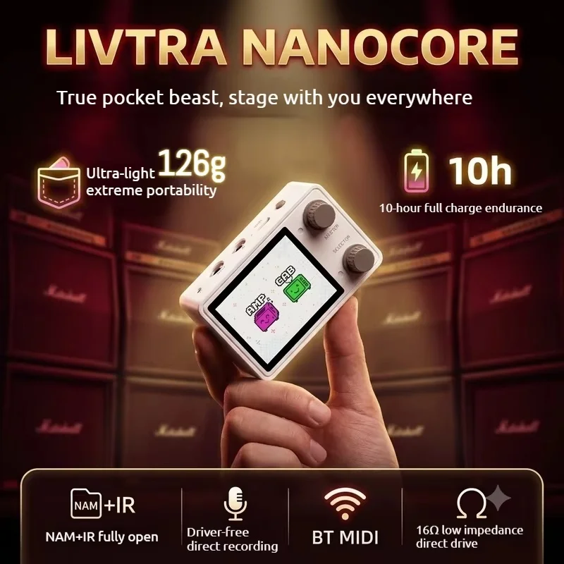 livtra-nanocore-portable-guitar-multi-effects-processor-2-4-inch-screen-pocket-music-effector-for-music-performance