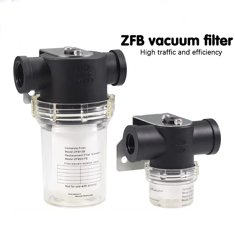 ZFB Vacuum Filter Pipe Vacuum Pump ZFB-ZAF-10/15/20/25/40B Large Flow Negative Pressure Filter Element