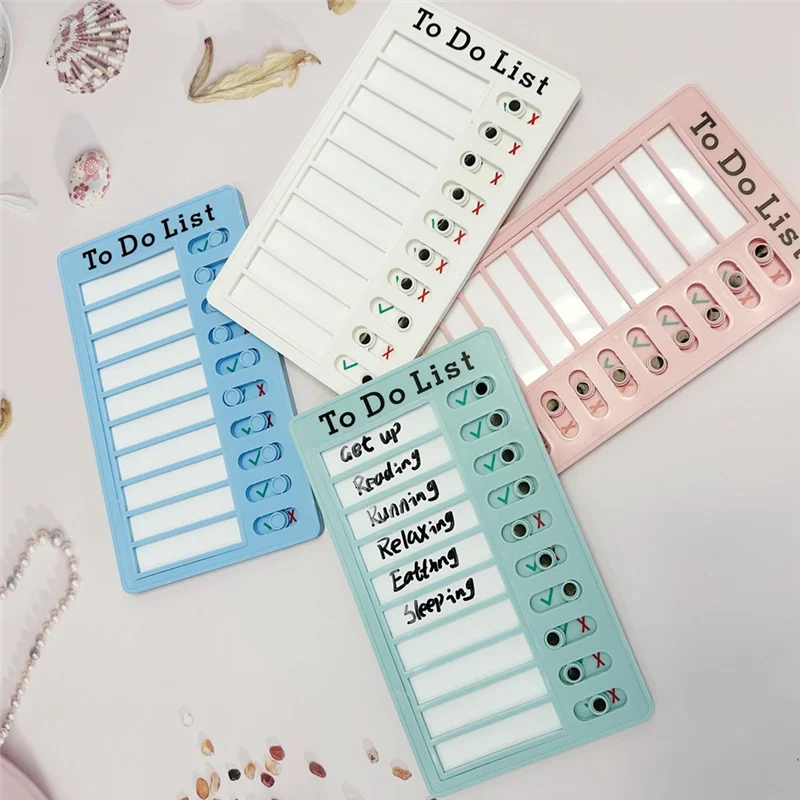 Superior-4Pcs To Do List Board Dry Erase Memo List Board Chore Chart RV List Board With 10 Dry Erase Paper