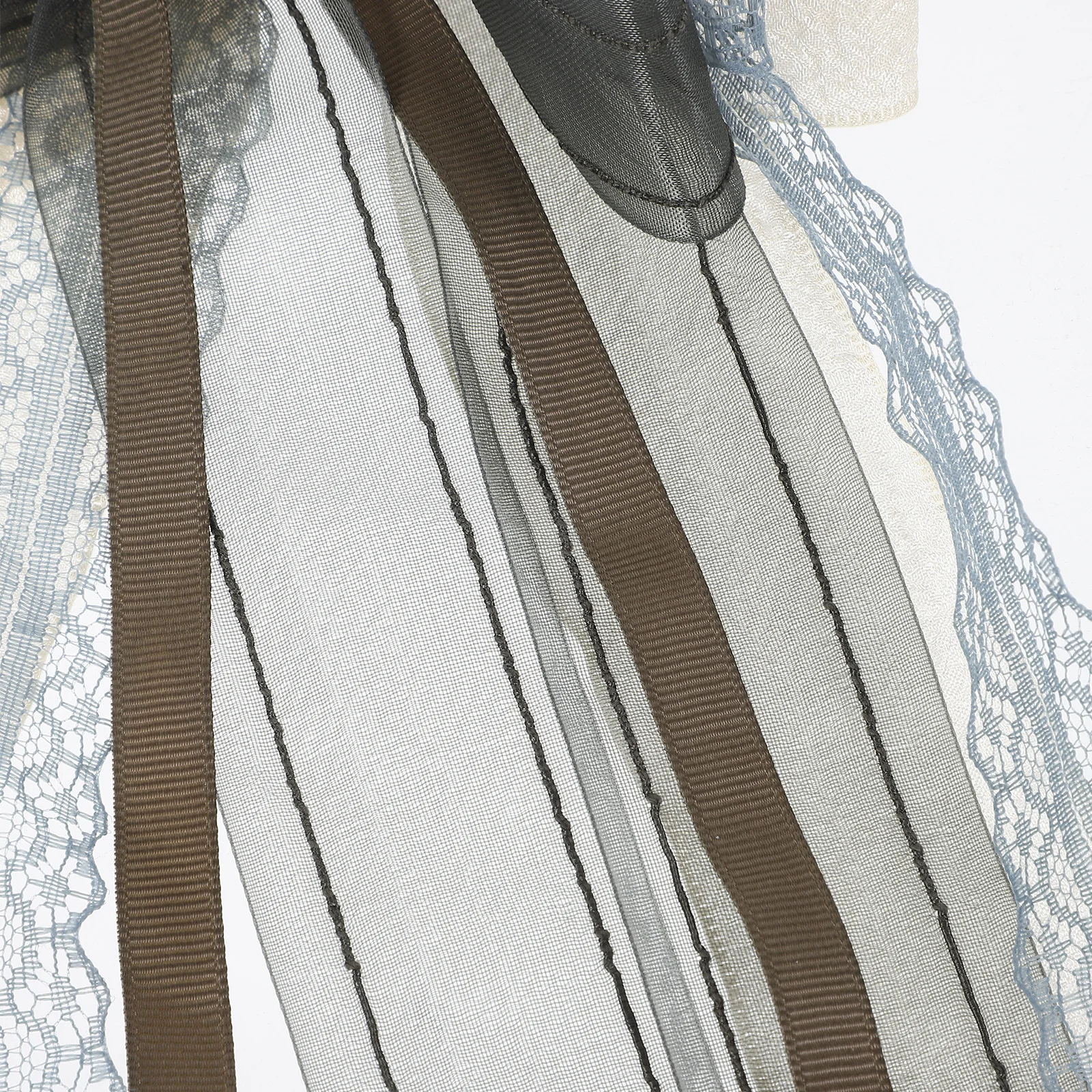 

Sleek Girl Hair Bow Elegant French Style Lace Streamer Barrette Lightweight Claw Party Decor Hair Clips Bow Hairpin