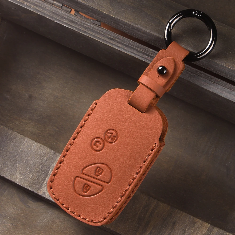 Leather Car Key Cov… - image
