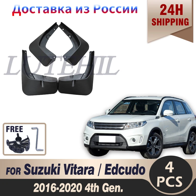 

Mudflaps Splash Guards Car Mud Flaps For Suzuki Vitara / Edcudo Mudguards Fender 2016 2017 2018 2019 2020 Front & Rear Protector