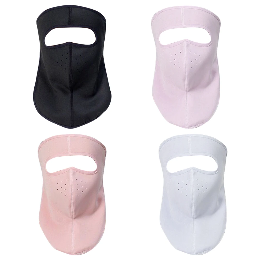4Pcs Anti-Uv Protective Outdoor Mask Premium Fabric Breathable Sun Block Cycling Face Cover Summer Neck Gaiter