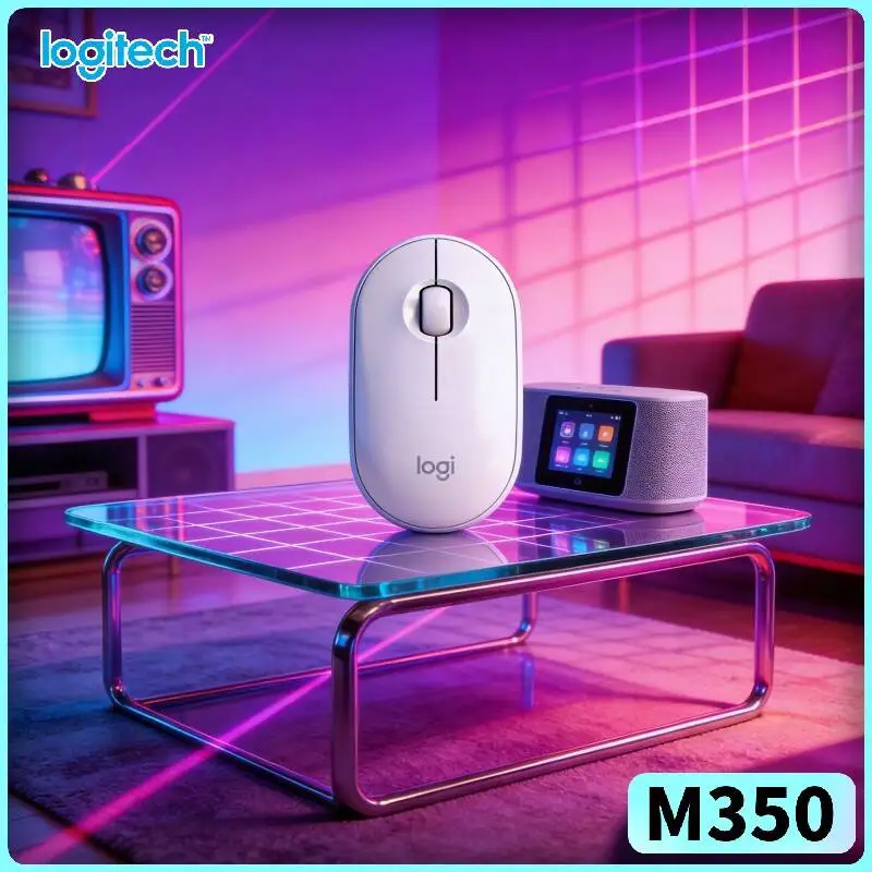 Logitech M350 Wireless Office Mouse - Quiet Scroll, 18-Month Battery, Bluetooth Low Energy, 77g Light, Daily Work Study Ready