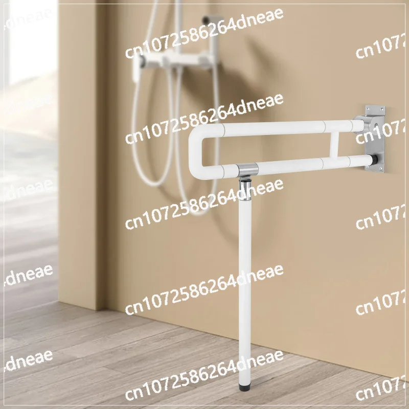 Toilet Handle Disabled Toilet Grab Bar Wall Grab Bar Bathroom Stand Assist Toilet Holder Handle Foldable Maximum