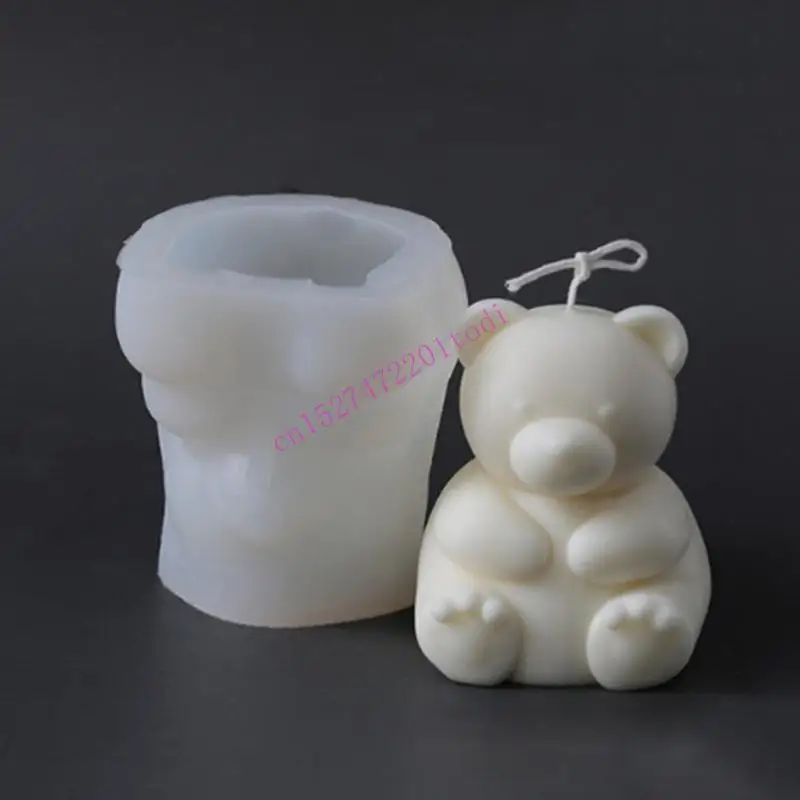 

M76B Bear Decoration Silicone Mold Epoxy Resin DIY Decoration Making Soap Melt Resin Polymer Clay Home Decorations