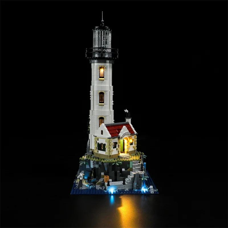 DIY LED Light Kit For LEGO 21335 Electric Lighthouse Building Block Set（Only LED Light,Without Blocks Model）