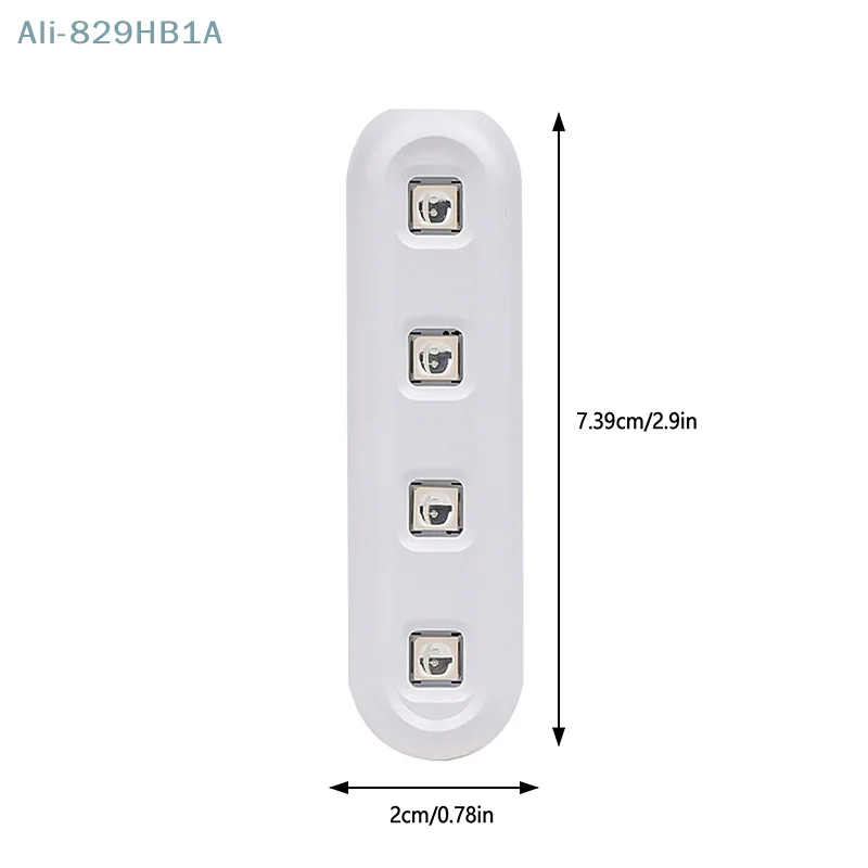 Portátil portátil Mini máquina secadora de unhas, secagem rápida, ajuste de 2 velocidades, gel polonês, lâmpada manicure ferramenta