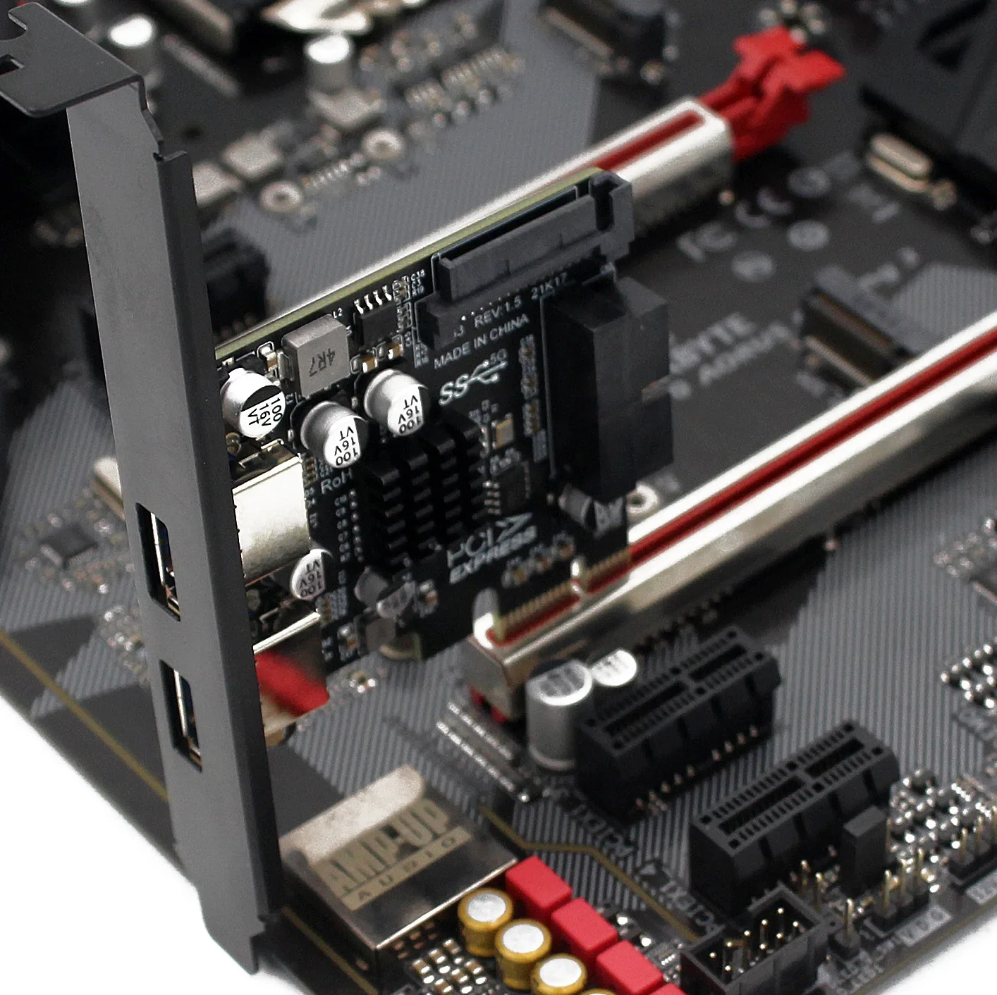 Карта расширения USB 3.0 PCI-E 5 Гбит/с, 4-портовый концентратор USB3.0, 19-контактный/20-контактный передний панель USB 3 для PCIE PCI Express X1, расширенная карта адаптера