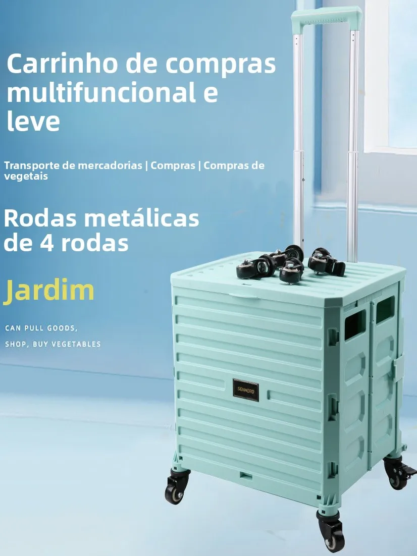 chariot-de-courses-pliable-multi-roues-portable-avec-poignee-ideal-pour-les-courses-la-vente-de-produits-et-l'organisation-a-domicile