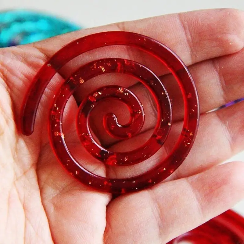 قالب راتنج السيليكون قوالب قلادة المجوهرات نمط مترابطة قوالب القرط سيليكون قالب الراتنج الحرفية لصياغة قلادة #4