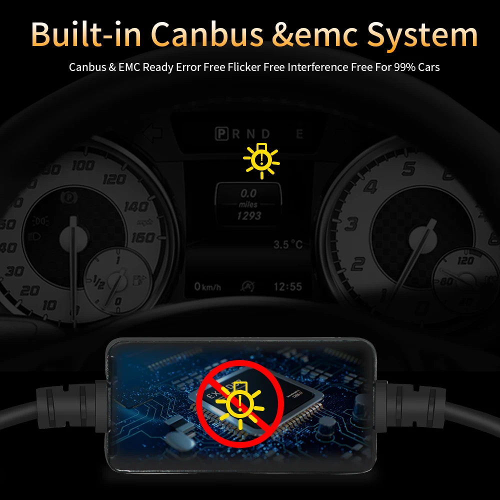 YHKOMS Canbus Car LED Headlight H4 LED H7 LED H8 H9 H11 H1 9005 HB3 9006 HB4 880 881 H13 9007 H16 5202 Auto LED Lamp fendinebbia