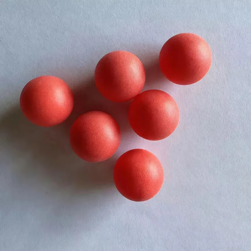 Red Precision Polypropylene PP Solid Plastic Ball Diameter 4/4.5/5/5.556/6/6.35/7/8/9.525/10/12/12.7-30mm Floating Plastic Ball