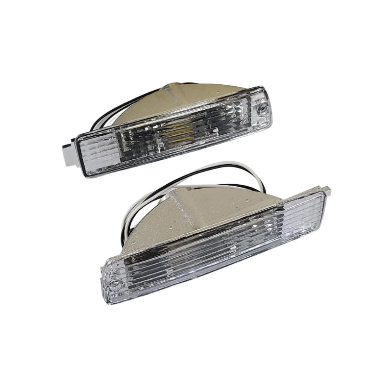 

A Pair Crystal Clear Front Turn Signal Light (big Bumper) For Vw Jetta Mk2 Best Value Car Parts