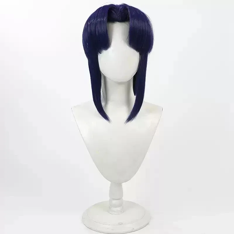 أنيمي رانما 1/2 Akane Tendo زي أزرق داكن مقاوم للحرارة الشعر الاصطناعية حفلة الهالوين تأثيري الباروكات + غطاء شعر مستعار 5؛ c، 8'z، 6.k؛