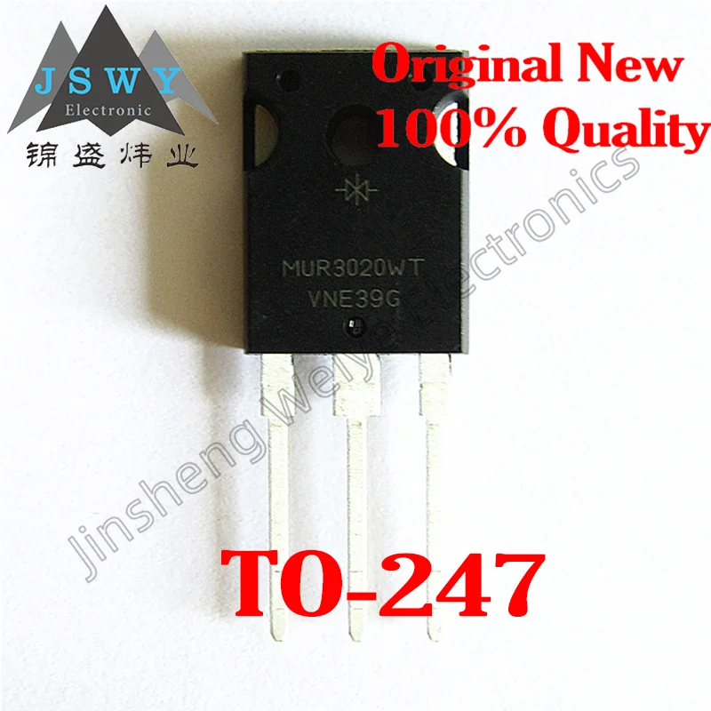 1~100PCS Fast shipping MUR3020WTG MUR3020WT Straight TO-247 New Fast Recovery Diode Quality Assurance Free Shipping