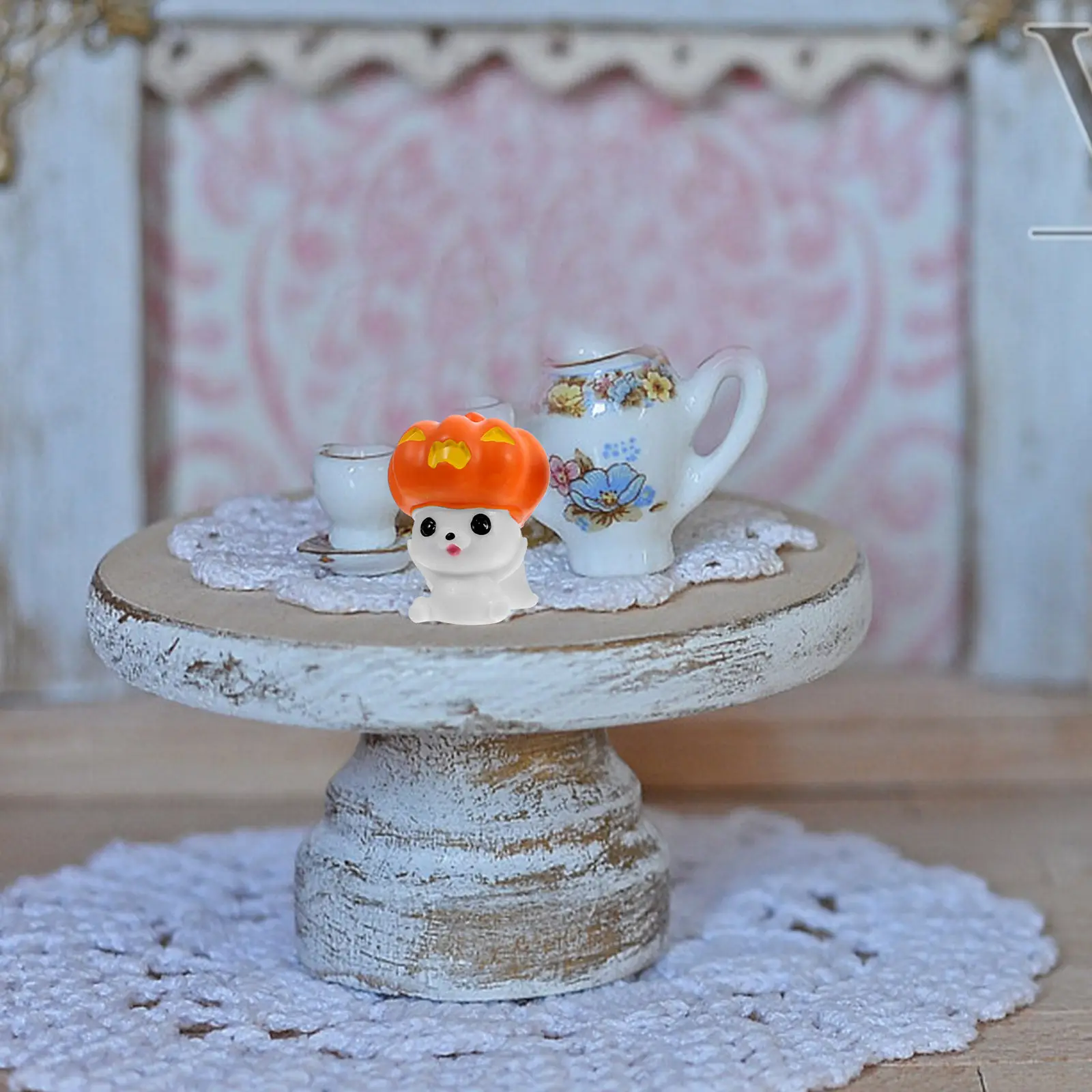 12Pcs Halloween Decorations Resin Miniatures Creative Mini Accessories Micro Landscape Props Home Office Festival Gifts