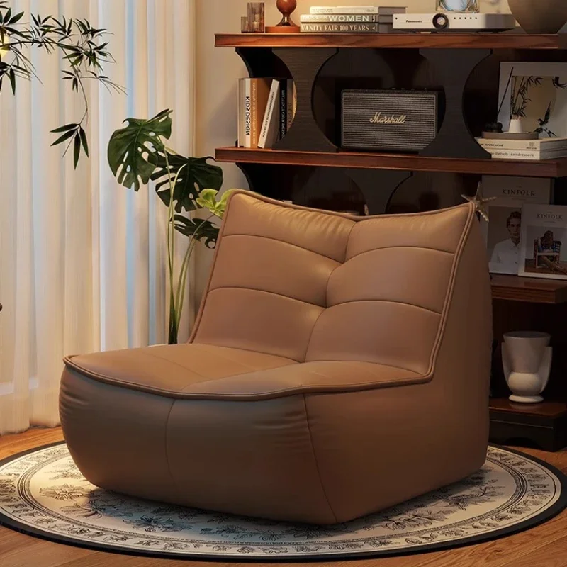 

Lazy can lie down and sleep bedroom small sofa balcony living room casual single tatami retro bean bag sofa