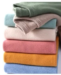 Men Cashmere Sweater O-neck Soft Warm Pullovers Male Loose Knitted Shirt Autumn Winter Korean Casual Jumper Pull Homme 17colors