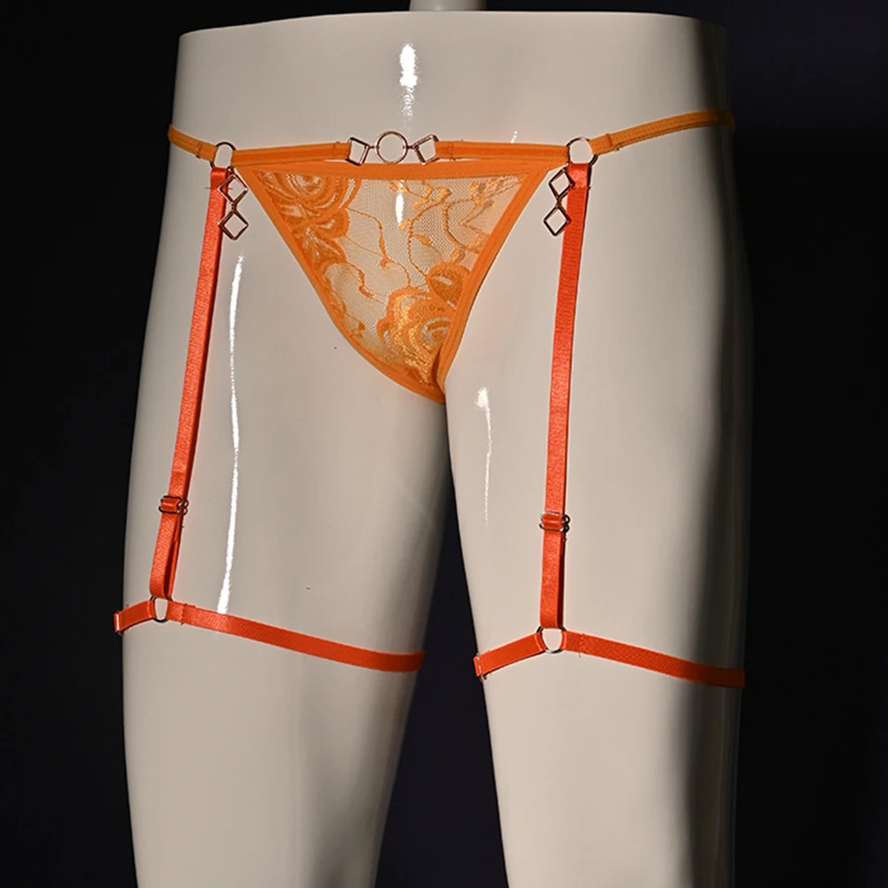 لباس داخلي شفاف مطرز للبيض للرجال ، ملابس داخلية سيسي ، أحزمة رباط مثيرة ، كلسون إغراء ، ملابس داخلية مفتوحة للمؤخرة ، سراويل داخلية
