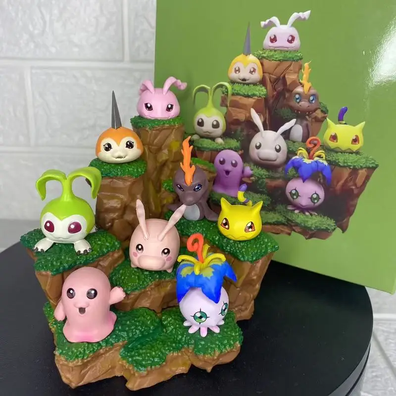かわいいアニメデジモンアドベンチャーフィギュアピコモンガブモンコロモンモチモントコモンプロトモンアクションフィギュアPVCモデルおもちゃギフト