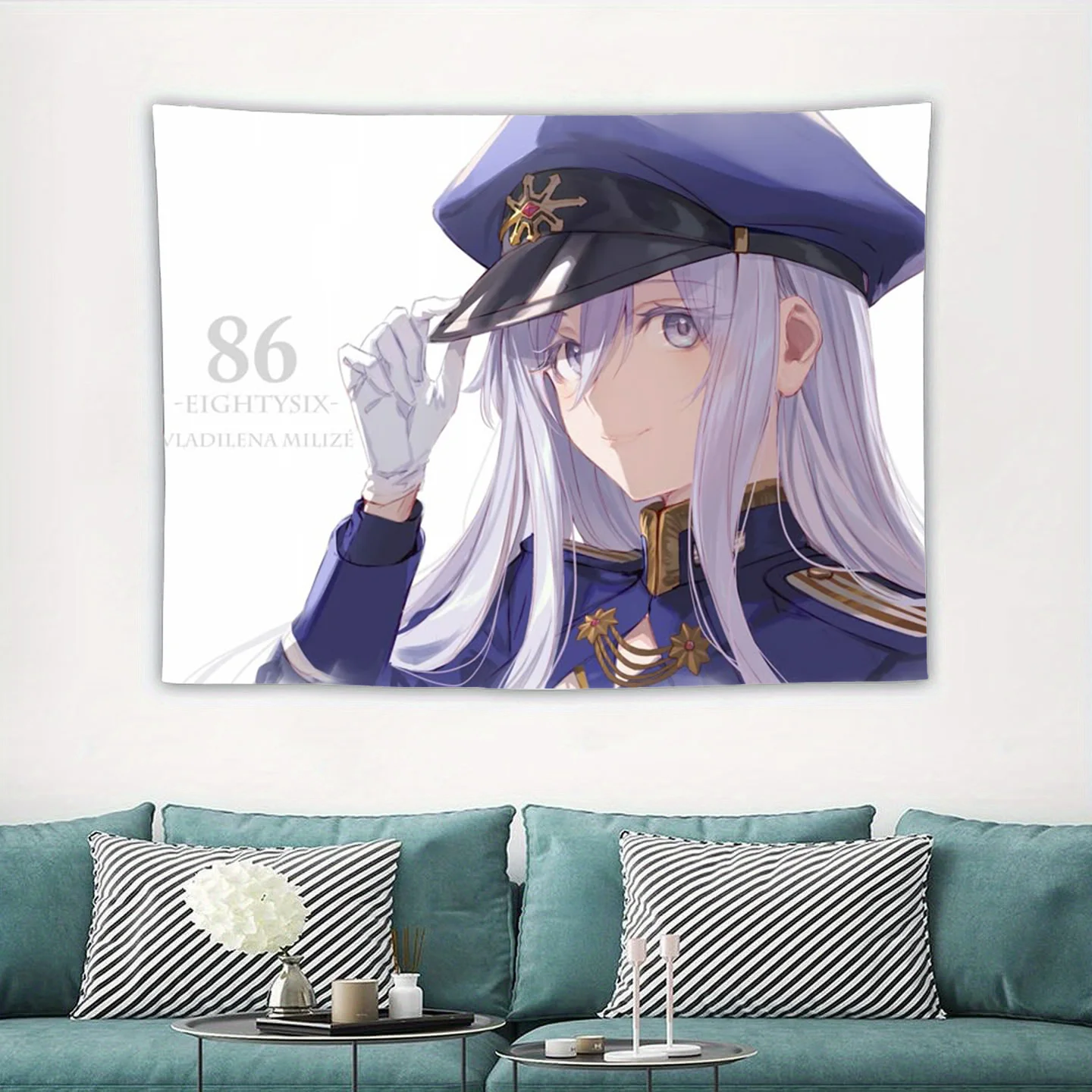 Japanese Anime 86 Eighty Six Lena Tapestry Wall Hanging Wall Decor Boho Home Decoration Bedroom Living Room