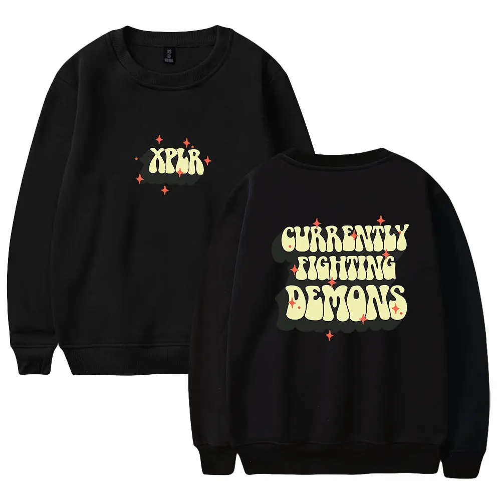 

XPLR Sam and Colby Fighting Demons Merch Unisex Crewneck Long Sleeve Streetwear Women Men Sweatshirt Fashion Clothes