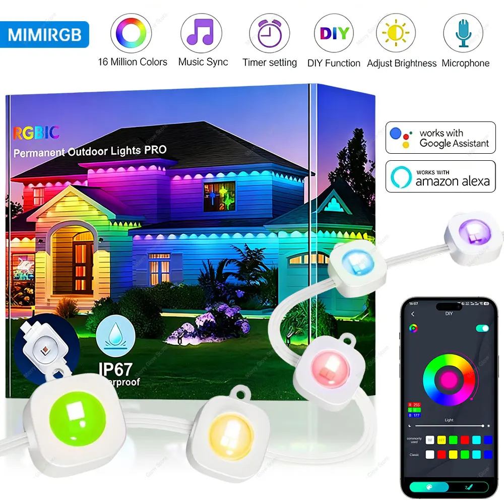 60M Smart Rgb Eave …