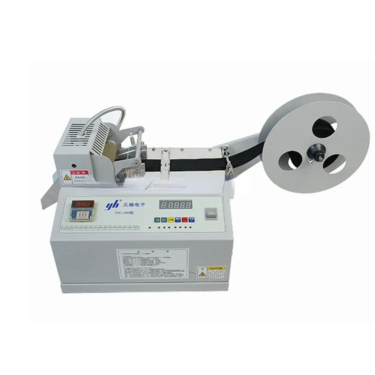 Automatic computer control hook and loop cutting machine