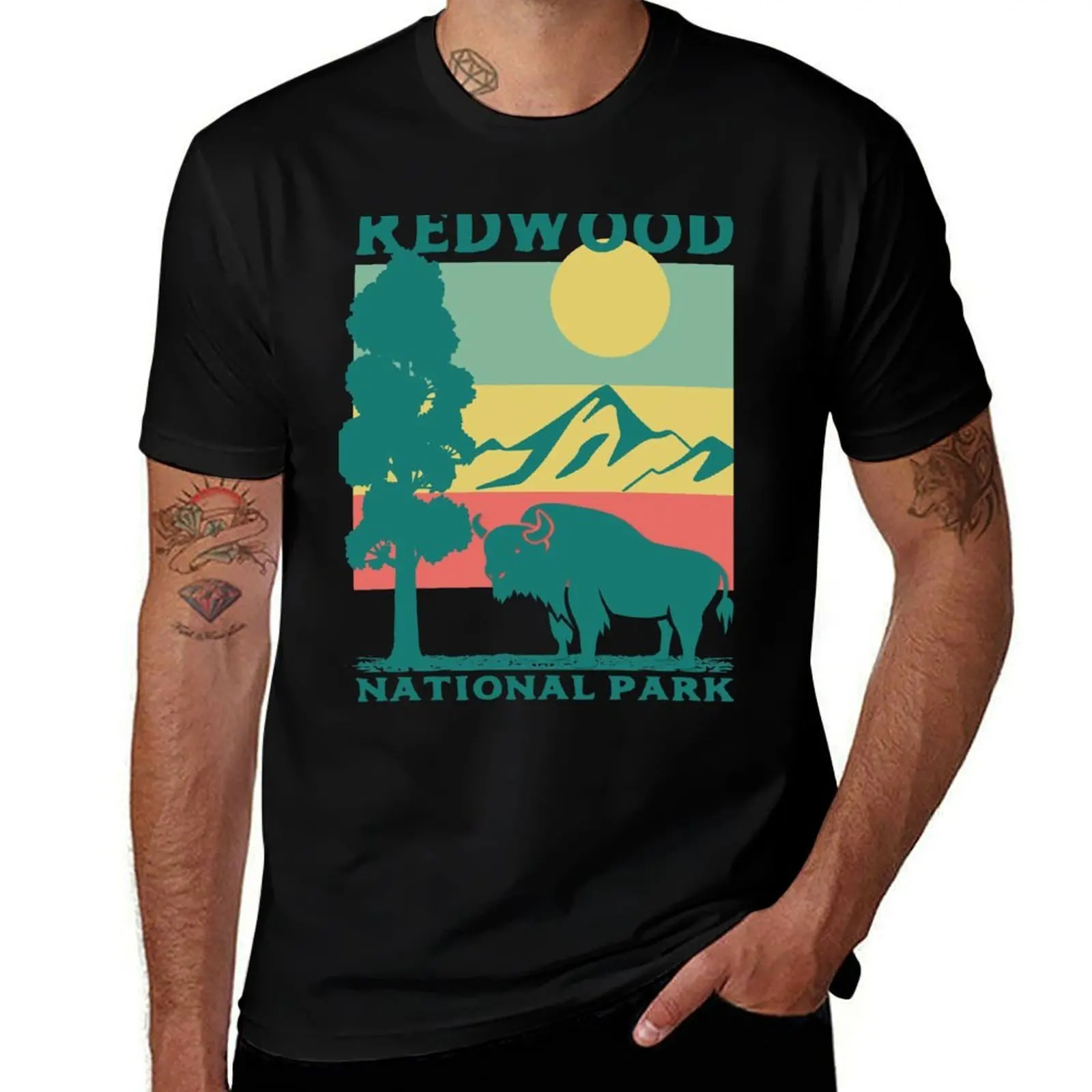 Redwood National Park T-Shirt Soft Lightweight Cotton T-Shirt