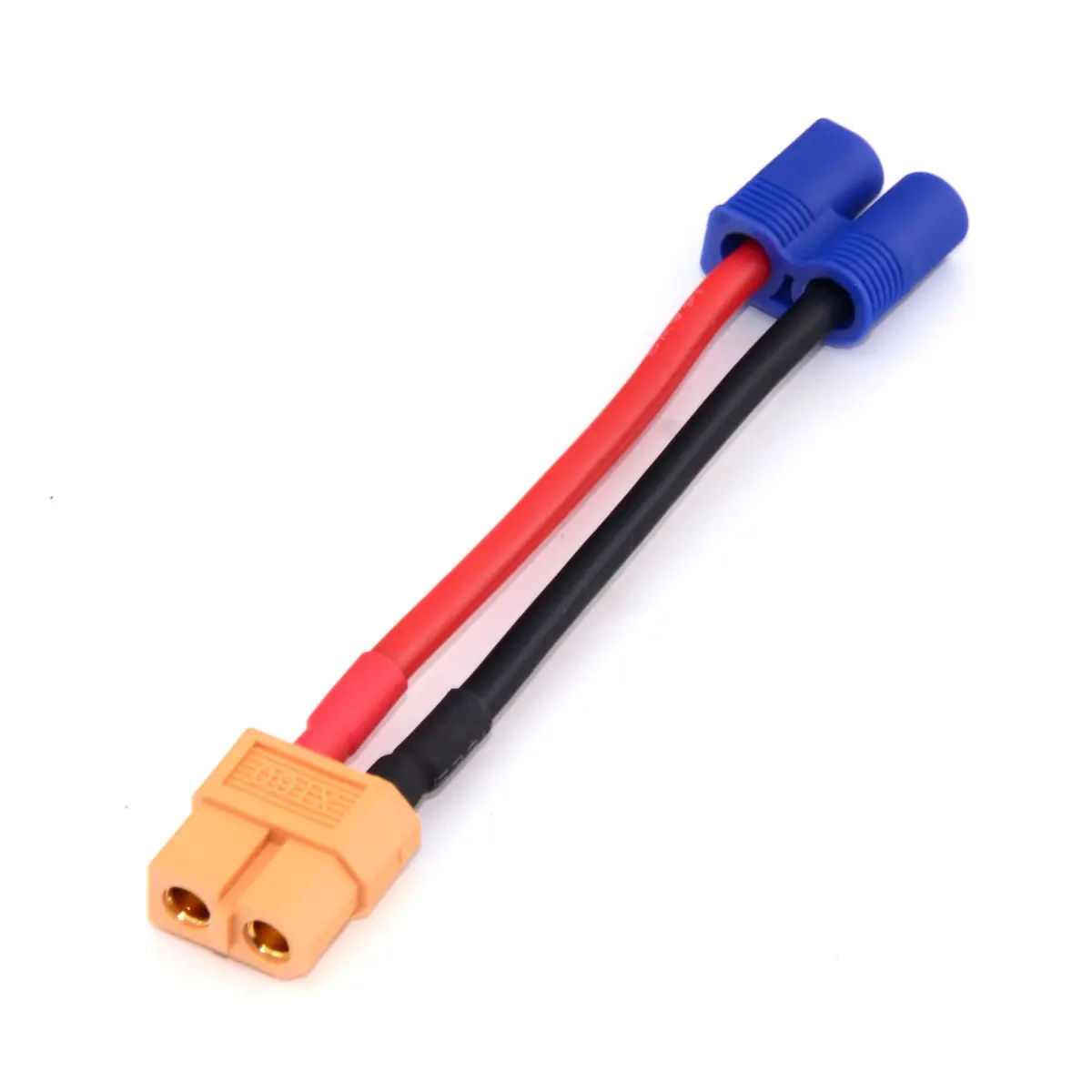 1 Pcs XT60 Plug Female to Male EC3 Style Connector Adapter Durable 14AWG