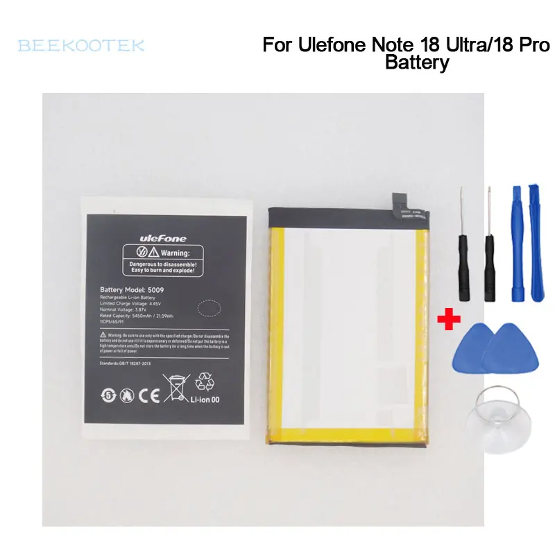 

New Original Ulefone Note 18 Ultra Battery Inner Built Cell Phone Battery GQ5009 Accessories For Ulefone Note 18 Pro Smart Phone