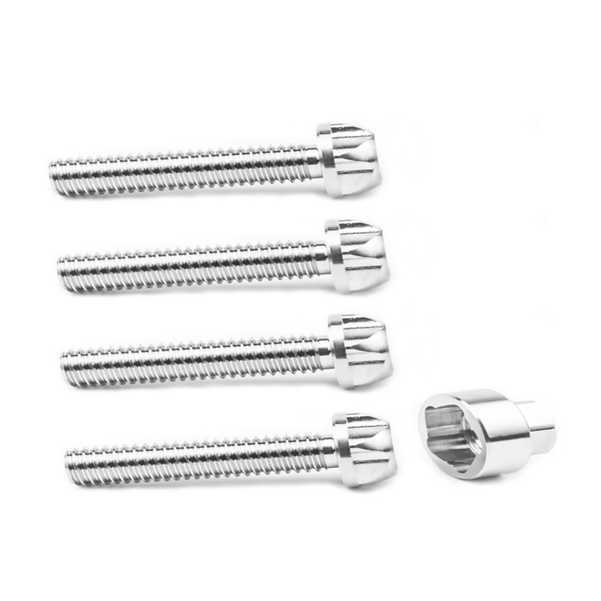 Anti Theft Security Protection Bolt ตกแต่งบ้านสแตนเลส M6 M8 M10M12 จักรยานเสือภูเขากันสาดรถอุปกรณ์เสริม LED LIGHT