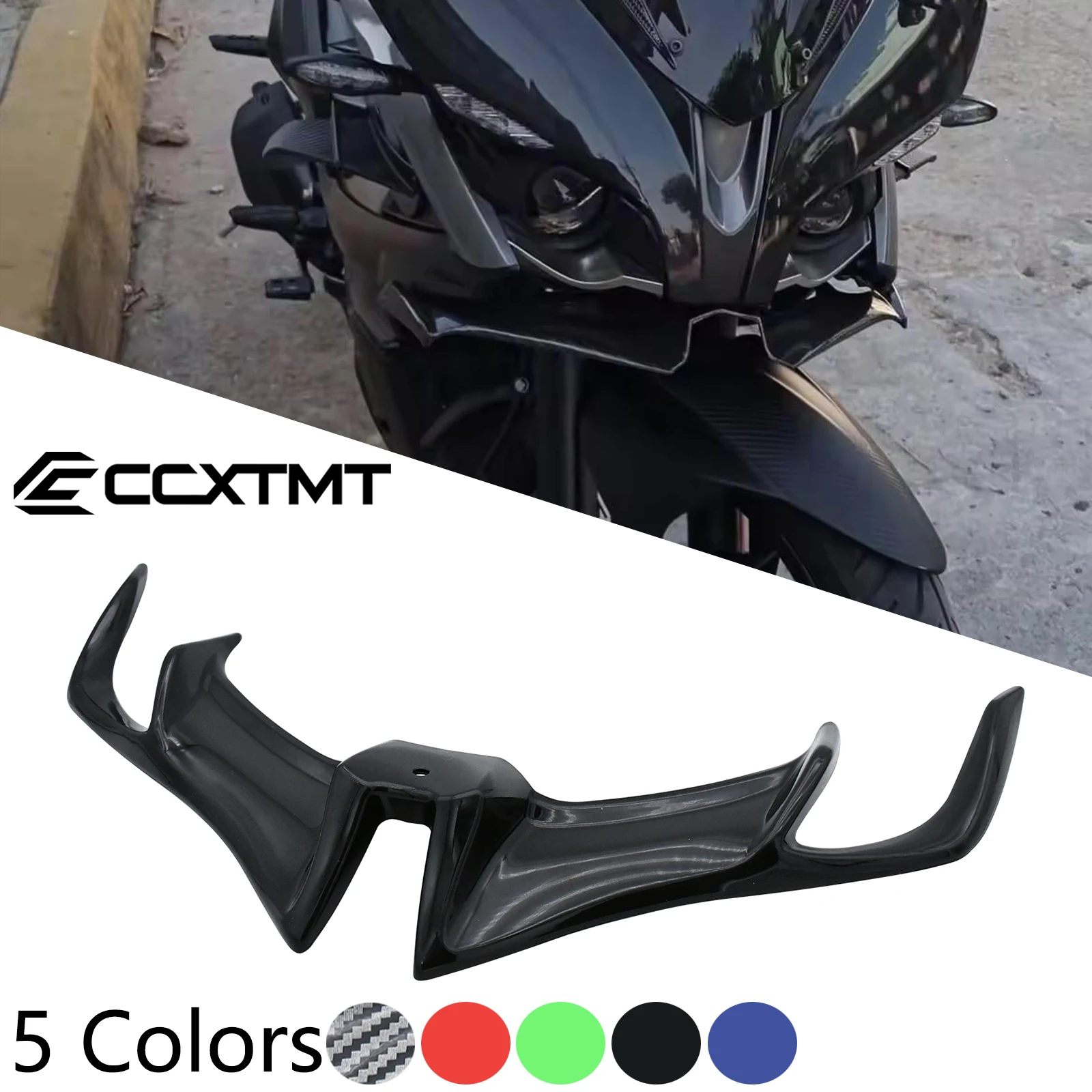 Nuevo carenado delantero de motocicleta, cubierta de ala embellecedora para BAJAJ Pulsar RS 200 RS200 para Suzuki GIXXER SF 250 150 155 RS 200 RS200