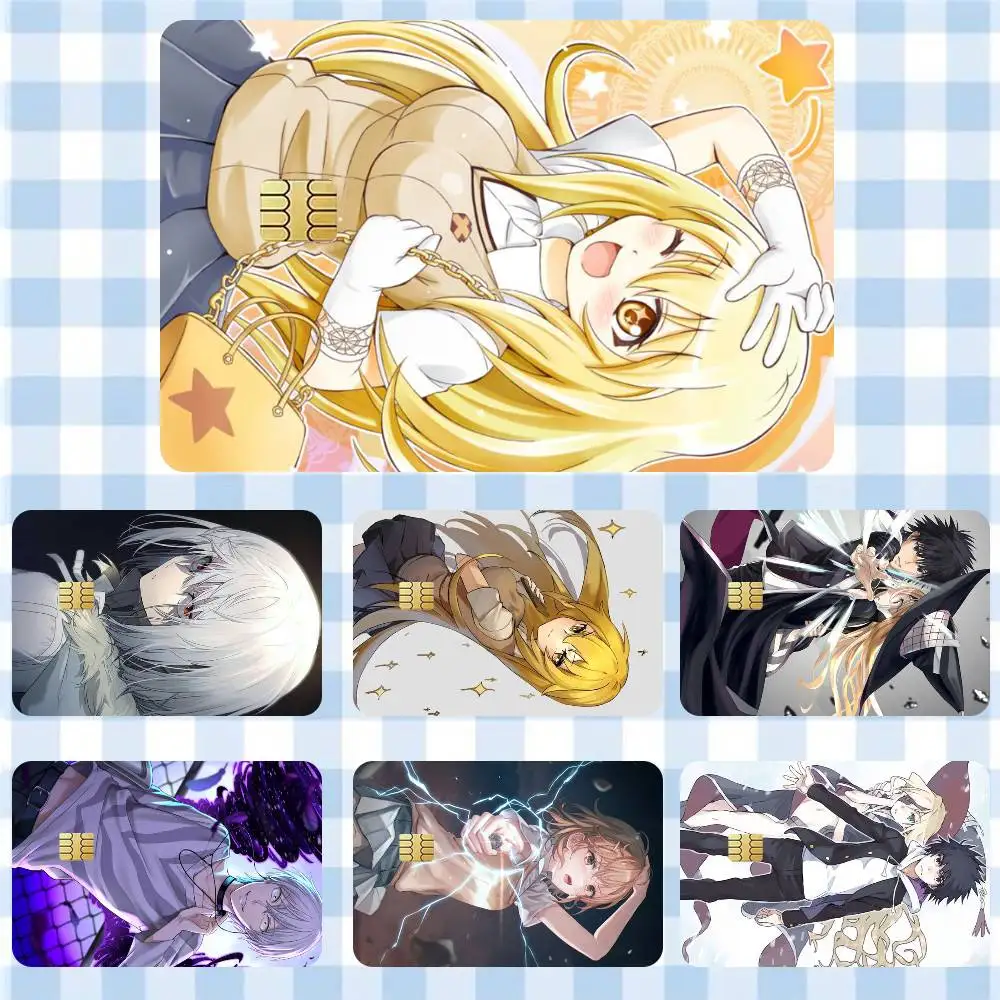 

A Certain Magical Index A-Anime Sticker Film Tape Skin for Credit Card Debit Card Cartoon Waterproof Stickers