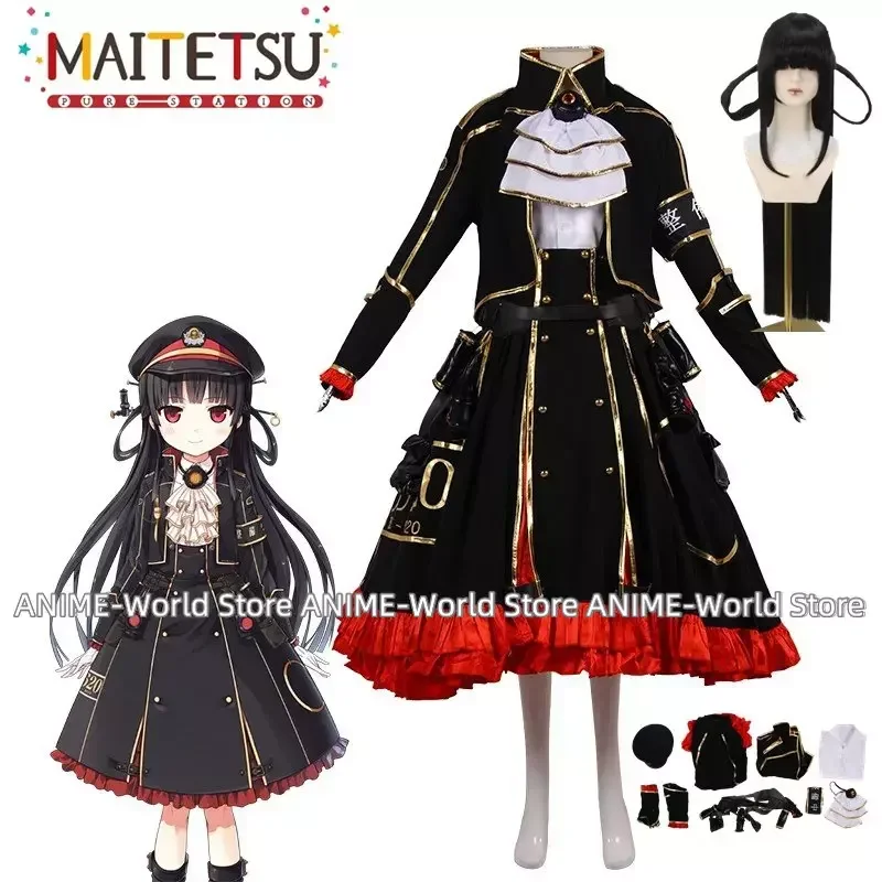 Anime Maitetsu 86 Game Suit Elegant Uniform Cosplay Costume Halloween Party Role Play Outfit for Women