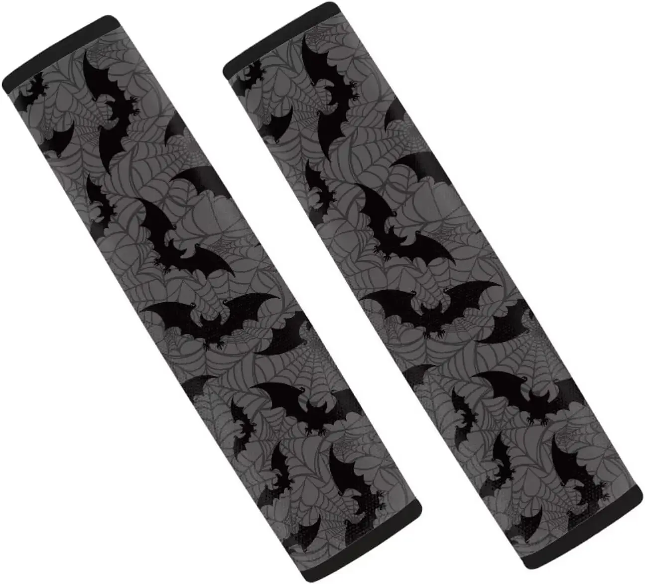 Halloween Bat Spider Web Auto Seat Belt Cover for Women Men 2 Pack Car Seat Belt Shoulder PadUniversal
