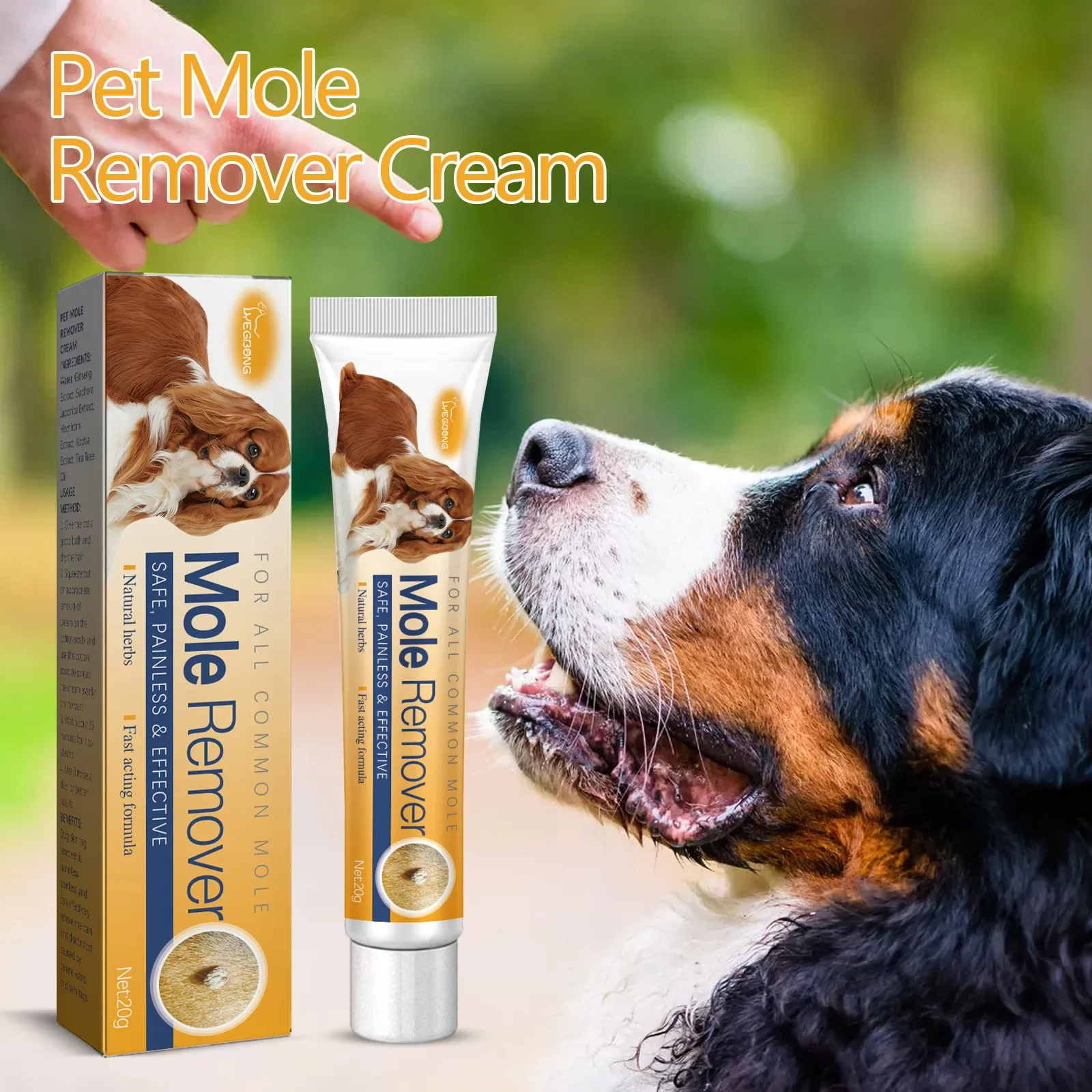 Pet Removal Wart Cream Diminish Skin Moles Corns Nourish Skin Wart Treatment Alleviate Discomfort No Irritation Pet Repair Cream