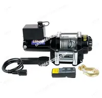 12V 24V Vehicular Electric Car Winch 4500 LBS for ATV SUV Truck Trailer Off-road Vehicle