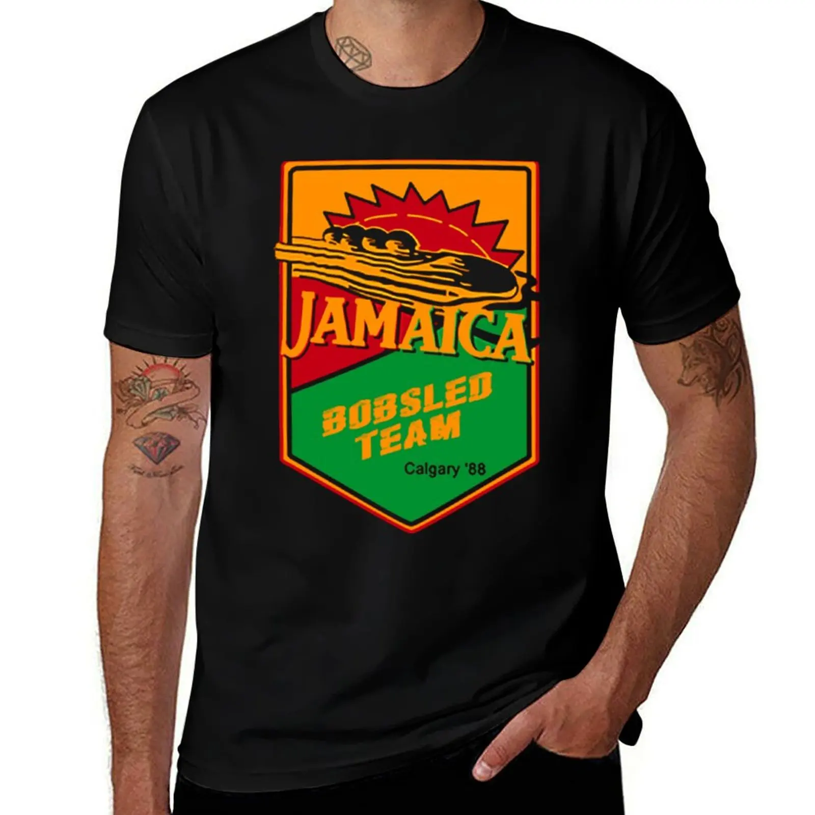 

Jamaican Bobsled Team Cool Runnings T-Shirt Odor Resistant Short Sleeve Top