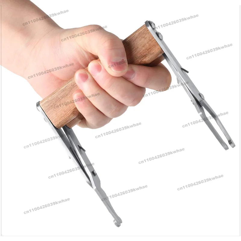 Wooden Handle Spleen Lift Clip for Beekeeping, Beekeeping Tool, Wooden Handle Nest Spleen Clip