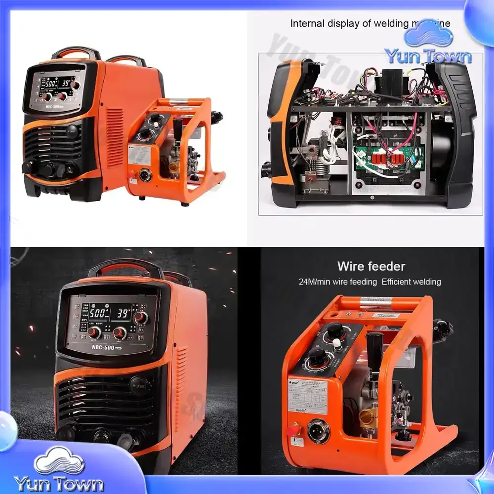 for NBC-350 NBC-500 Gas Shielded Welding Machine CO2 Carbon Steel MIG Welder Inverter Dual Purpose Industrial Welding