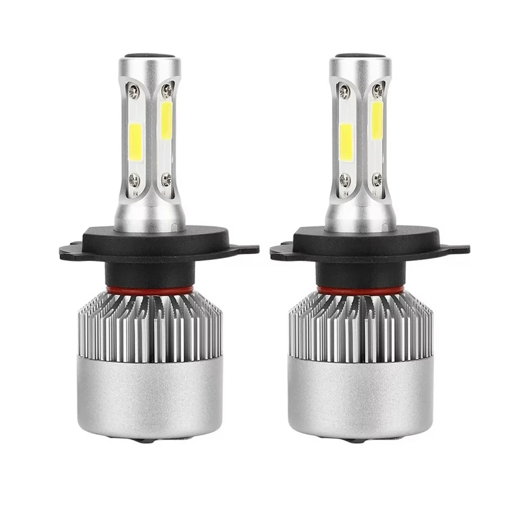 

2pcs S2 LED H1 H3 H7 H4 H13 H11 HB3 HB4 9005 9006 9004 880 881 H27 9007 Auto LED Car Headlight Bulbs Fog Lights 36W 8000LM 6500K