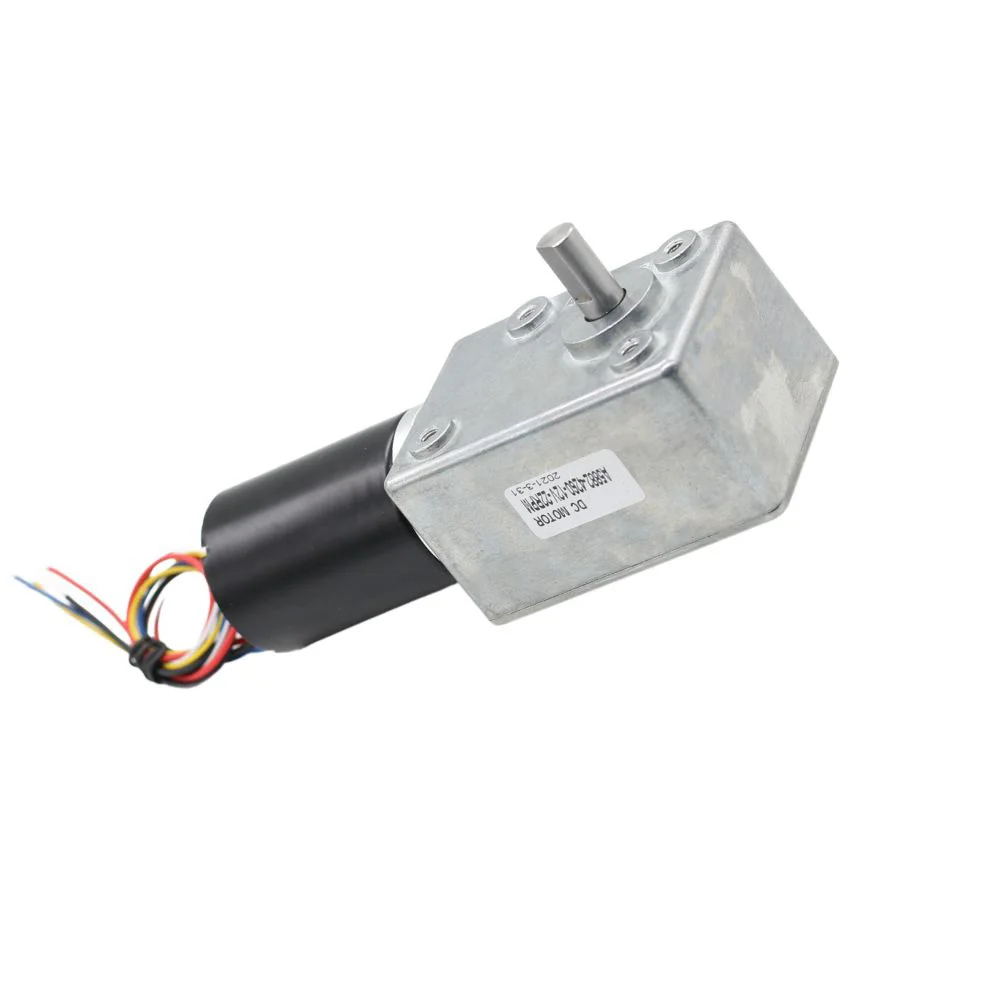 

High torque Low Speed brushless DC Worm Gear Motor With inner driver by PWM Speed controller tubular dc motor with gear reducer