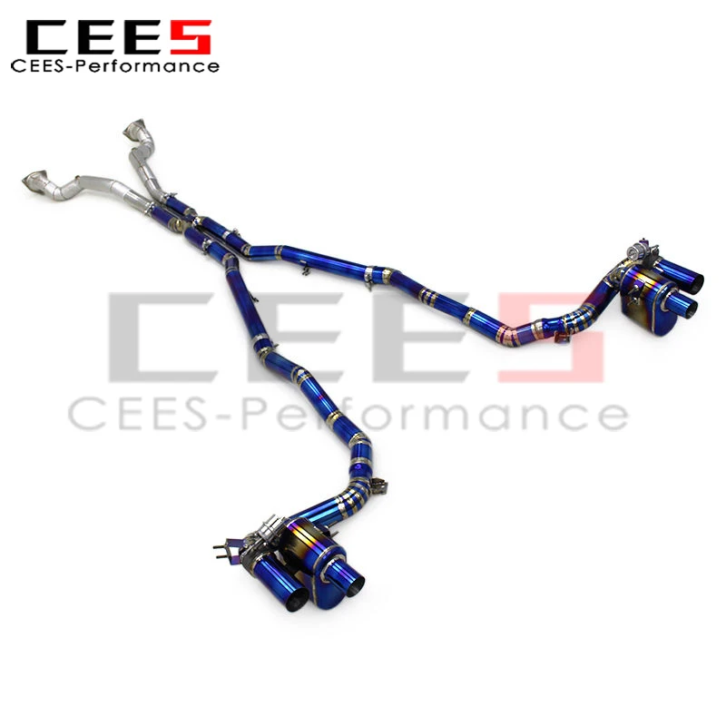 CEES Catback Exhaust for Ferrari GTC4 Lusso/Lusso T 2016- Valvetronic Muffle GTC4 Vacuum valve Exhaust System