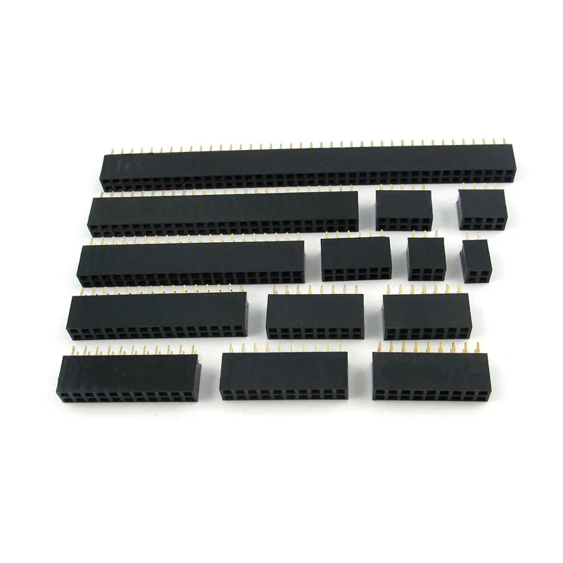 10pcs 2mm 2.0mm Pitch 2x20 Pin 40 Pin Female Double Row Straight Pin Header Strip 40P Socket Connector